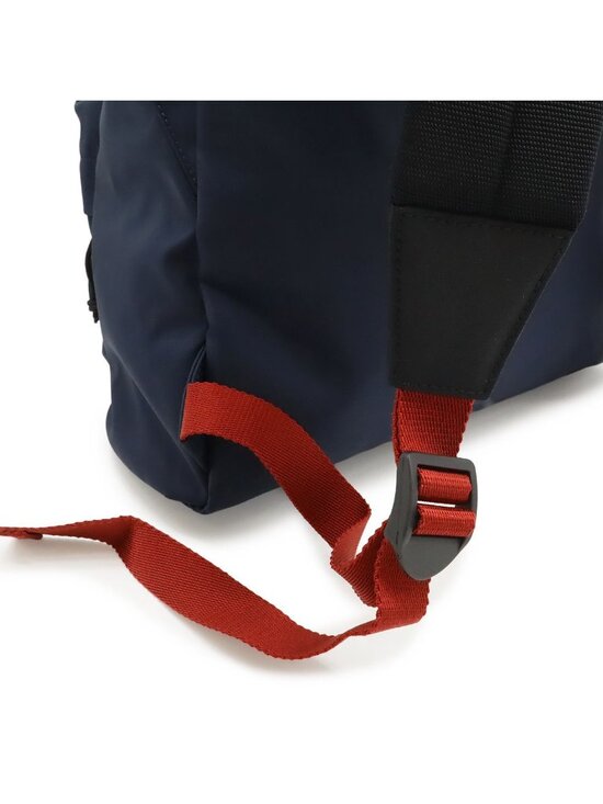 Balenciaga Wheel Backpack Logo Embroidery Nylon Canvas Navy
